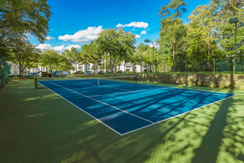 Smooth And Well Kept Tennis Court at Bridges at Mallard Creek Apartment Homes, Charlotte, 28269